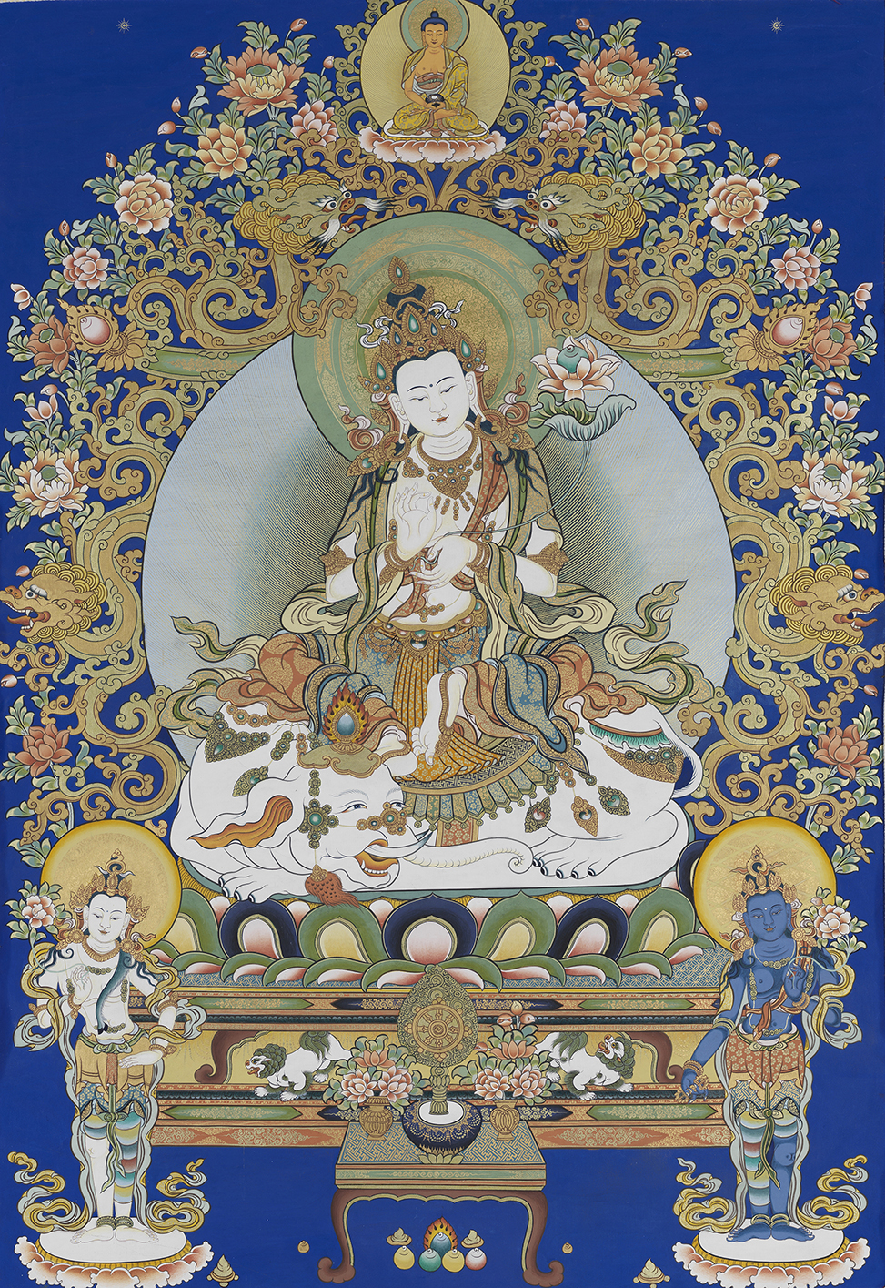普贤三尊