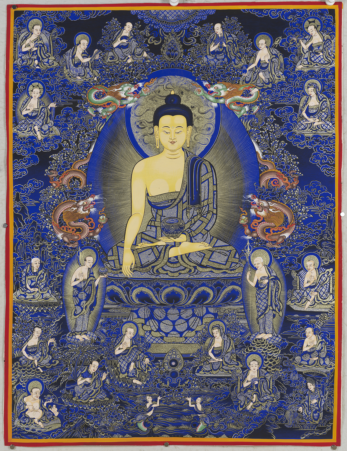 蓝色卡释加牟尼