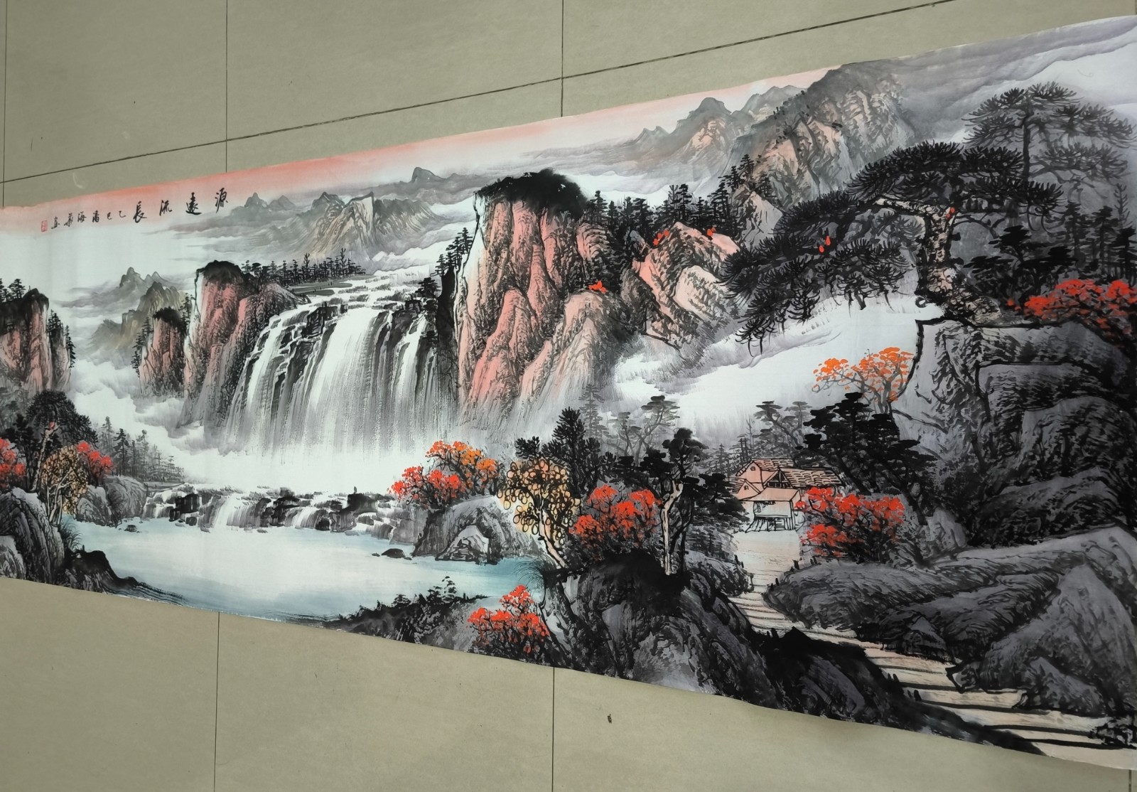 潘海华《源远流长》180x70CM 得藏,潘海华《源远流长》180x70CM 价格、图片-雅昌得藏-得藏